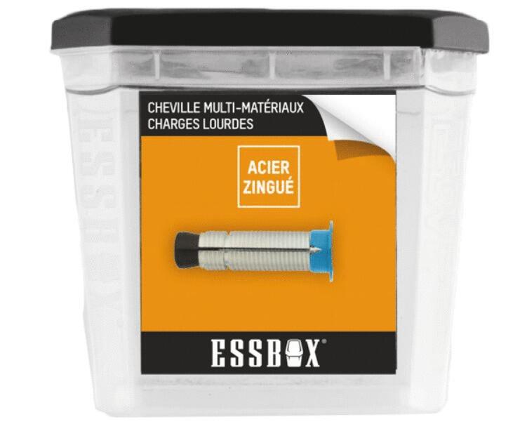CHEVILLE METALLIQUE - X-MAX BOLT - Multi-matériaux - Charges lourdes - Essbox