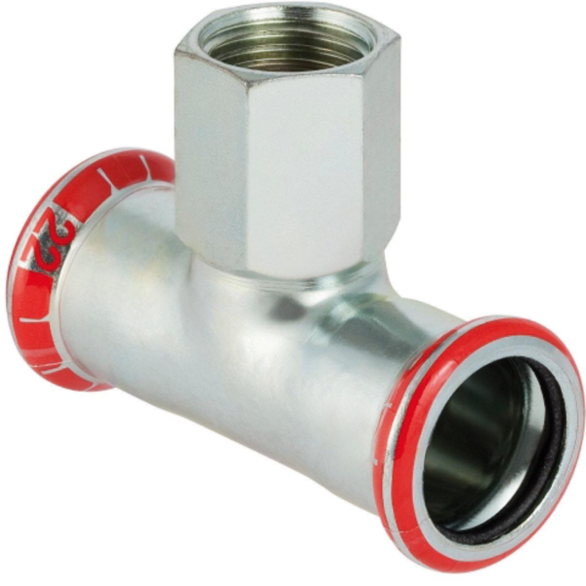 TE MAPRESS ACIER CARBONE - FFF - Extrémité taraudée