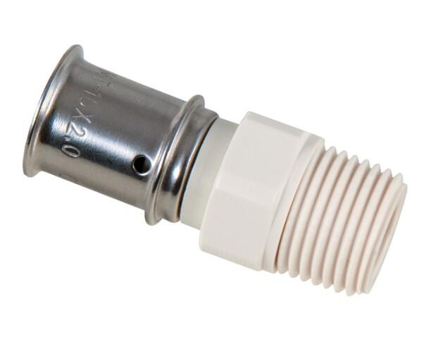 RACCORD MULTICOUCHE A SERTIR ET A VISSER PPSU - Mâle