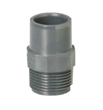 EMBOUT A COLLER / A VISSER PVC-U K62 - FM - Fileté