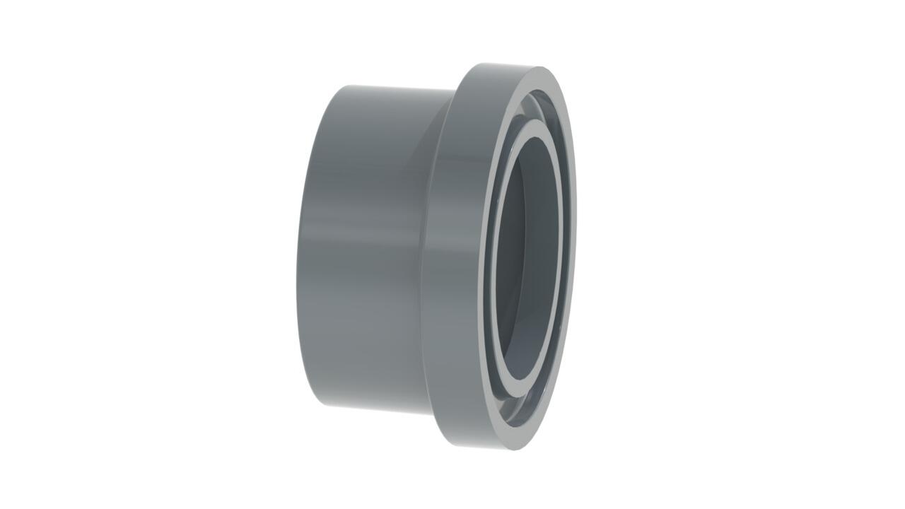 RACCORD A COLLER PVC-U METRIQUE - Collet d'étanchéité avec rainure - métrique