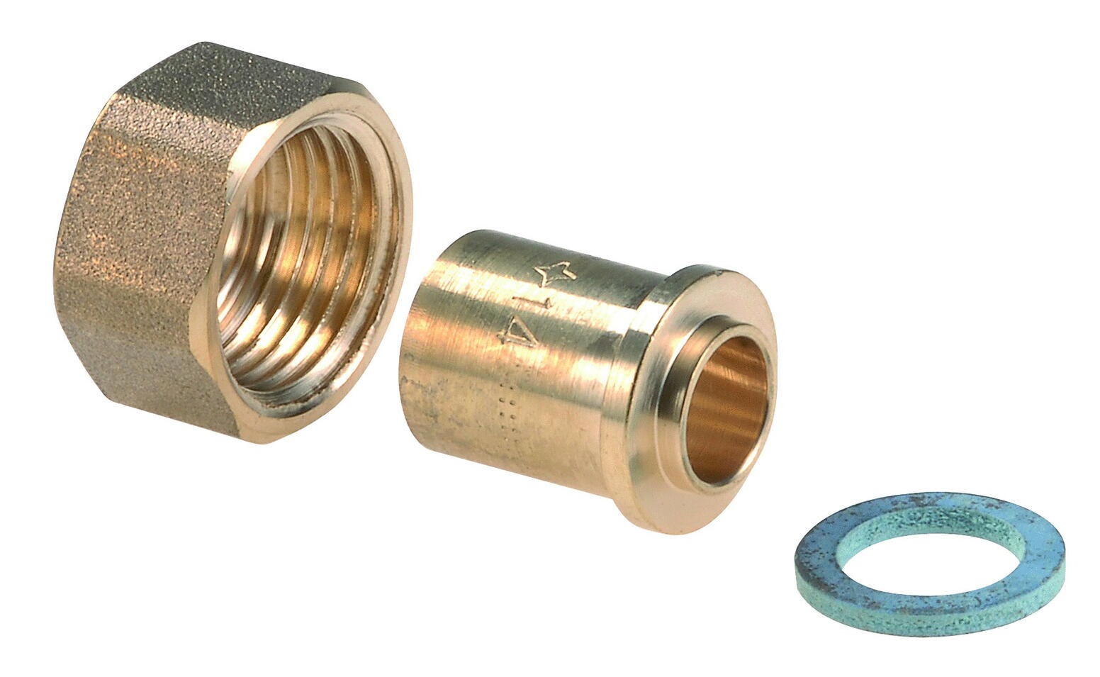 RACCORD POUR GAZ NATUREL ET PROPANE EN RESEAU - Raccord 2 pièces JPG à braser sur tube cuivre