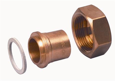 RACCORD A JOINT PLAT - Droit - 2 pièces - A joint plat