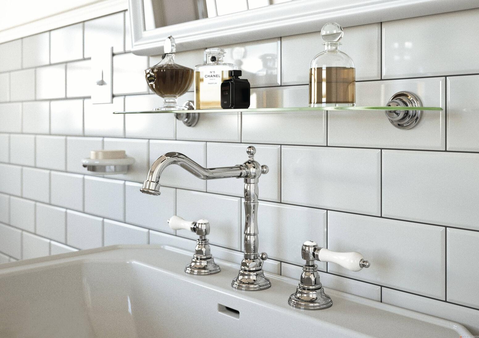 BELGRAVIA - Mélangeur lavabo 3 trous