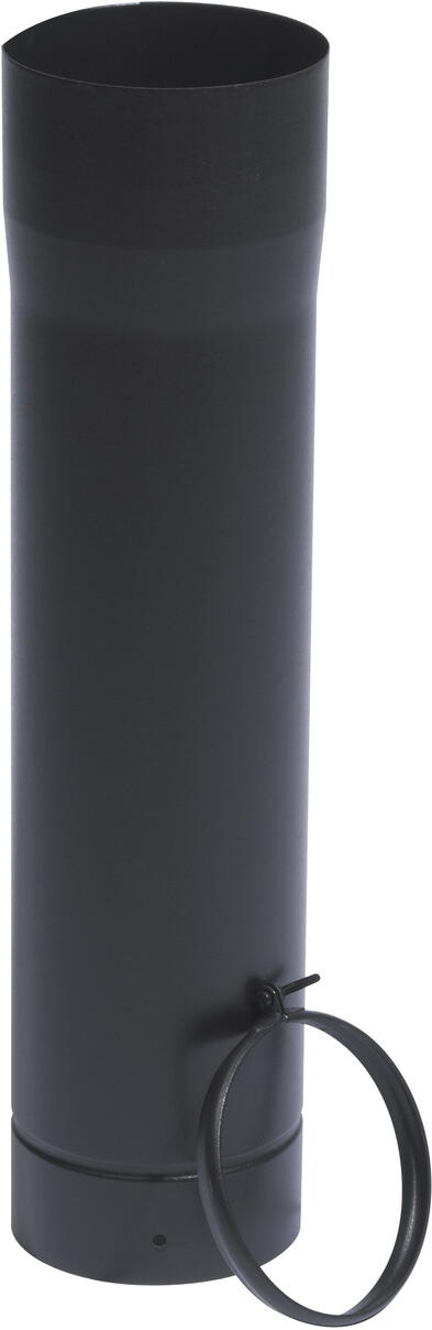 CONDUIT RIGIDE - EMAIL - Noir mat - Pour gaz, fioul, bois et charbon