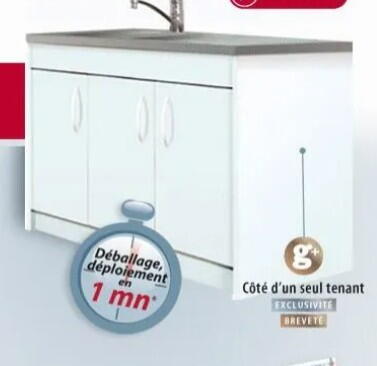 CLIC-CLAC - Meuble sous évier dépliant
