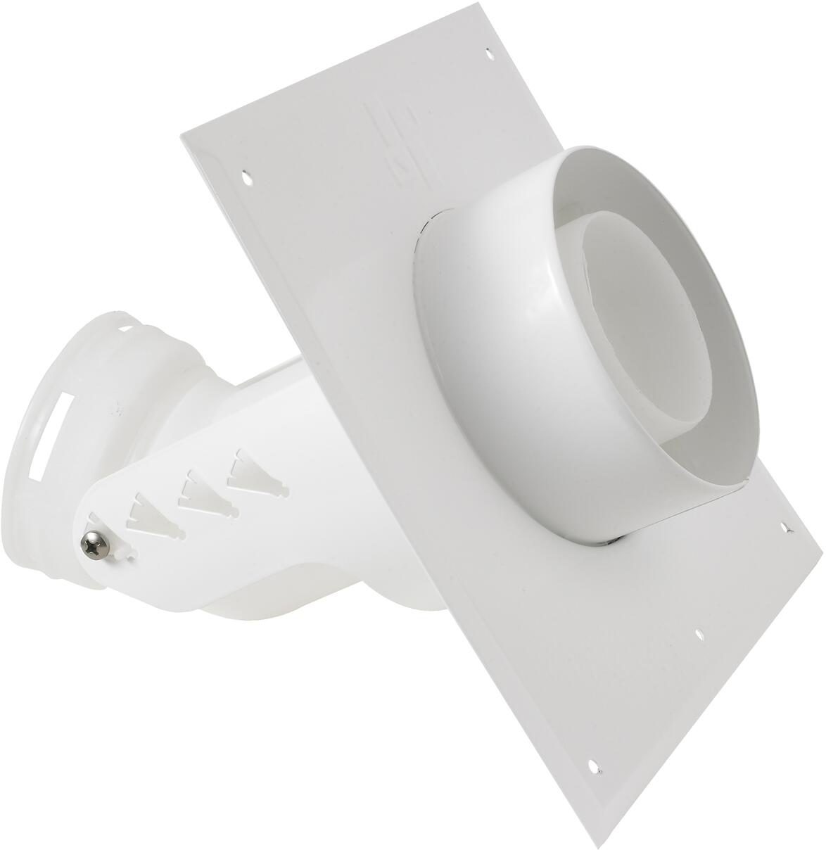 ACCESSOIRES DE TUBAGE FLEXIBLE/RIGIDE ET INSERT - Plaque murale avec coude intégré