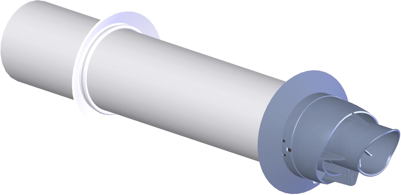 CONDUIT CONDENSATION VENTOUSE - Système concentrique PPs-Galva - Chaudière gaz/fioul à condensation