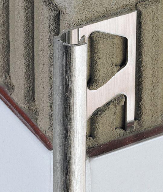 SCHLUTER-RONDEC-ACGB - Profilé quart de rond avec espaceur, pour angles sortants