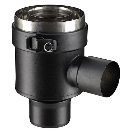 PGI POUR POELE A PELLETS ET FOYER GAZ ETANCHE - Elément prise d'air horizontal