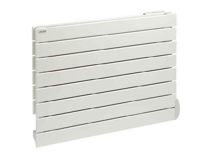 FASSANE PREMIUM HORIZONTAL - TVXD - Double -  Radiateur électrique à fluide thermoactif - Tubes émetteurs plats horizontaux - Acier