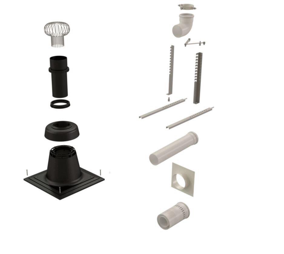 CHEMILUX CONDENSATION - Kit Entrée murale