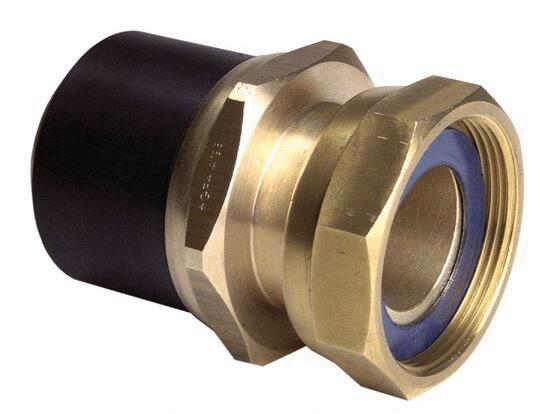 ADAPTATEUR PE/LAITON - Écrou libre