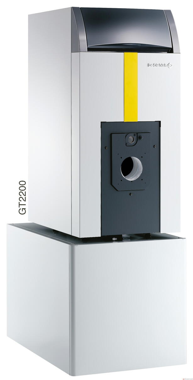 GT 220-2200 - Chaudière Fonte à équiper d'un bruleur fioul/gaz - Cheminée - Pour Chauffage et Production d'ECS -ballon sous la chaudière