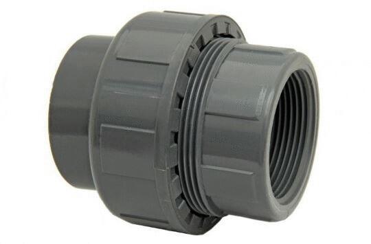 UNION A COLLER / A VISSER PVC - FF - 3 pièces