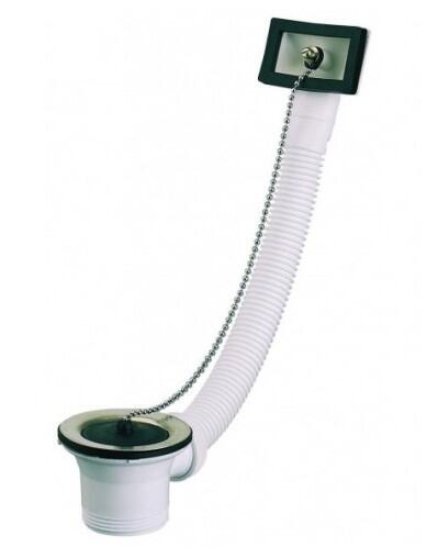 BONDE - Inox-Laiton ø 50 mm - Pour évier inox perçage ø 70 mm