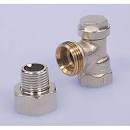 COUDE ET TE DE REGLAGE - À mémoire Vérafix pour retour de radiateur