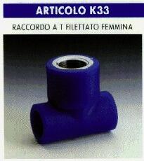 TE PP-R COPRAX - Réduit fileté femelle