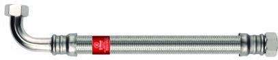CHAUFFAGE-CLIMATISATION - TRESSE INOX - FF - TAQ Extra Codo - Flexible coudé en acier inoxydable