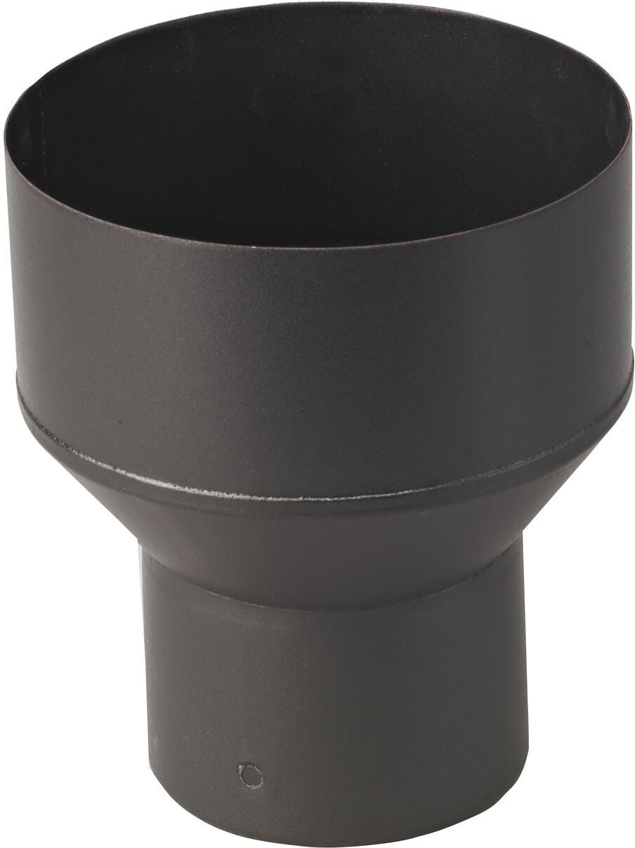 CONDUIT RIGIDE - EMAIL - Noir mat - Pour gaz, fioul, bois et charbon