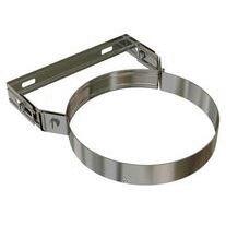 ACCESSOIRES POUR CONDUIT DOUBLE PAROI - Bride murale inox