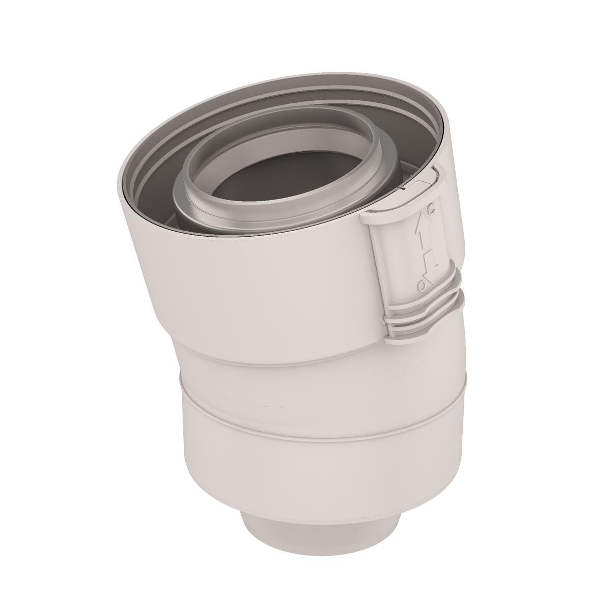 ROLUX CONDENSATION CONCENTRIQUE - Coude 45° - PPTL/PVC