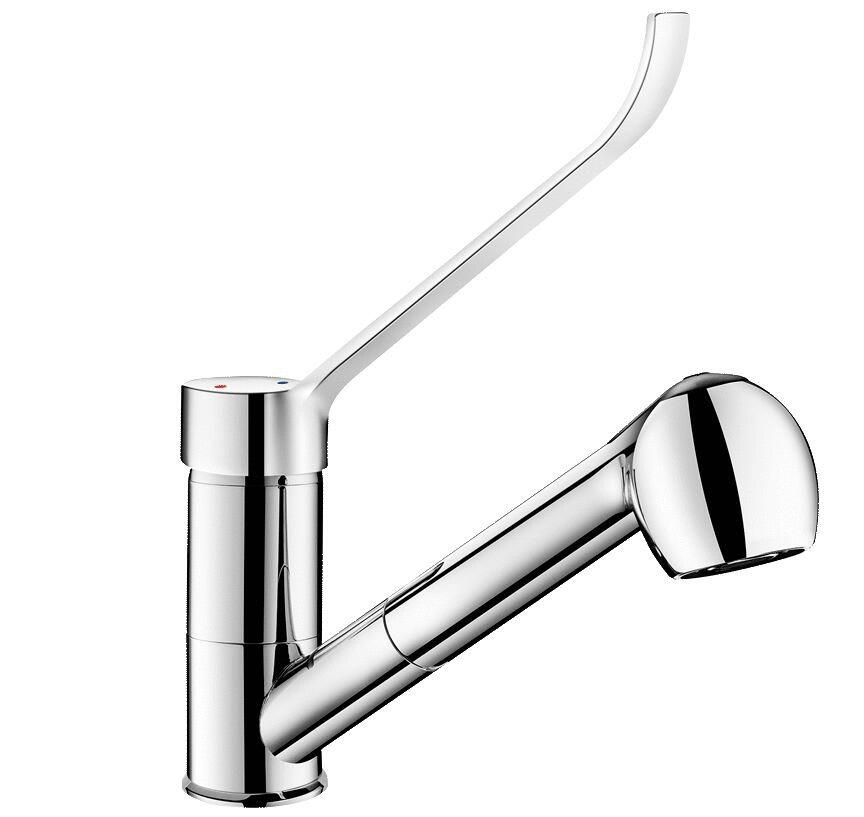 MITIGEUR MECANIQUE - Mitigeur mécanique avec douchette extractible