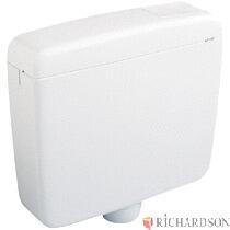 RESERVOIR - Réservoir semi-haut livré complet  avec tube de raccordement 0,50 m x 0,40 m et manchon de jonction  Fixation au mur par 2 vis