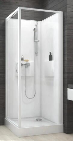 IZI BOX 2 - Carré - Cabine avec porte pivotante