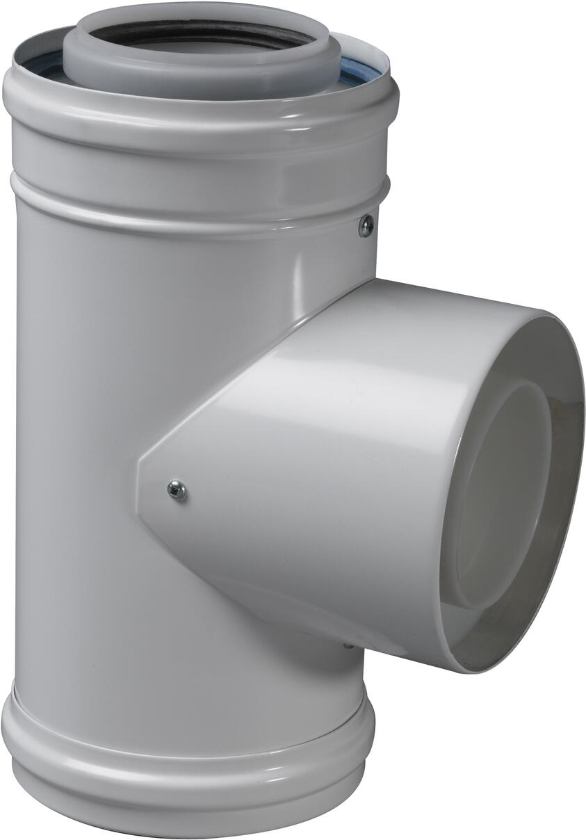 CONDUIT CONDENSATION VENTOUSE - Système concentrique PPs-Galva - Chaudière gaz/fioul à condensation