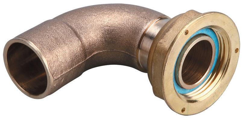 RACCORD A JOINT PLAT - Raccord coudé