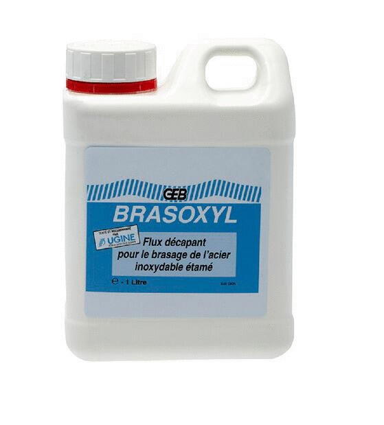 PRODUIT DE BRASAGE/SOUDAGE - BRASOXYL - Flux décapant pour le brasage tendre des aciers inoxydables étamés