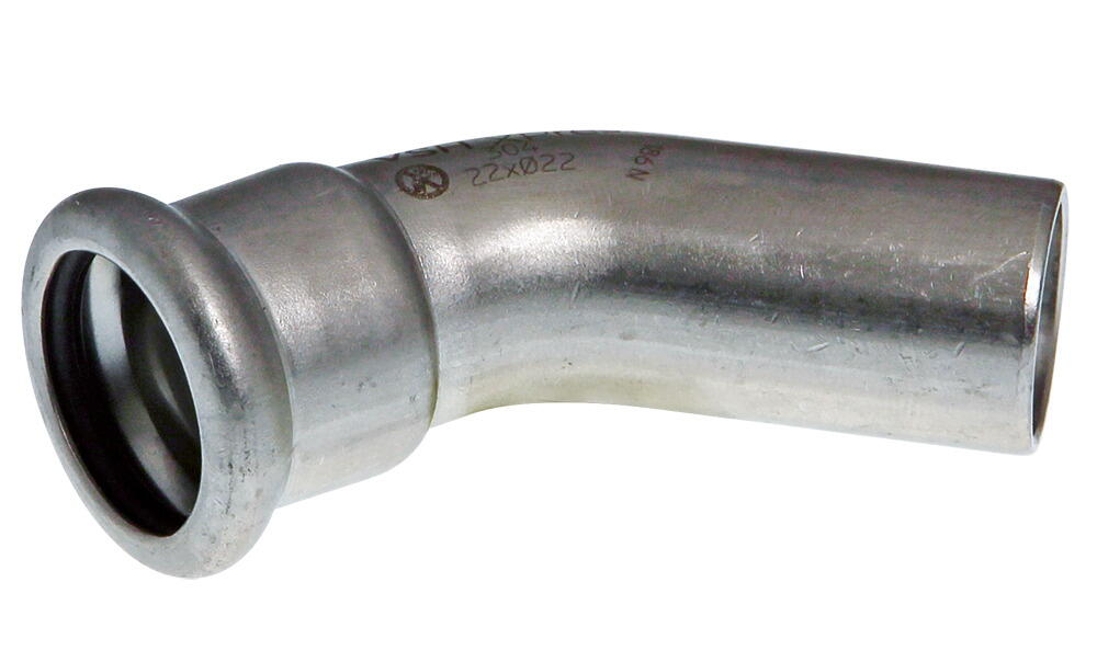 COUDE XPRESS ACIER INOX - Coude 45° F