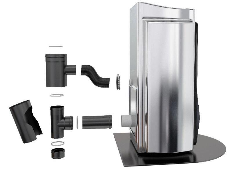 CONDUIT BIOTEN INOX 316 / ACIER - SPECIAL POELE A PELLETS - Kits