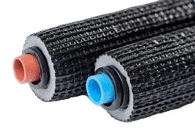 TUBE PE-XC AQUACOME - Ecotube (noir) - Préfourreauté