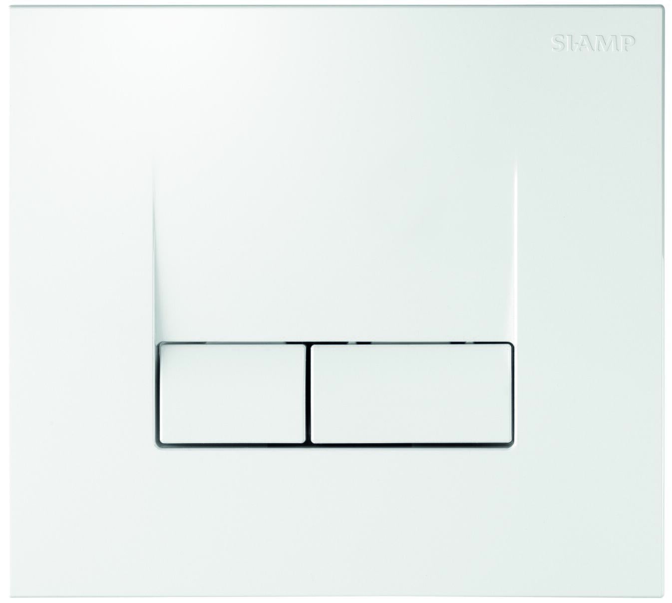 SMARTY - Plaque de commande double touche ABS