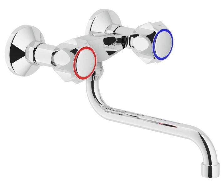 NUOVA FLORA - Mélangeur évier mural