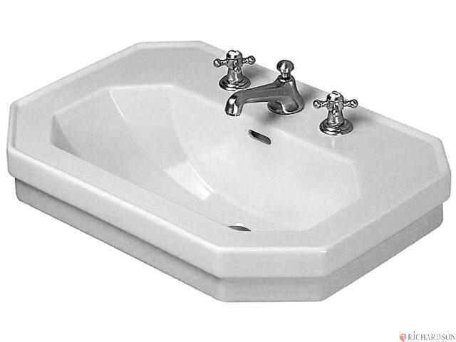 1930 - Lavabo avec trop-plein et plage de robinetterie