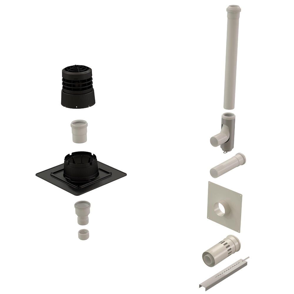 CHEMILUX CONDENSATION - Kit Entrée murale