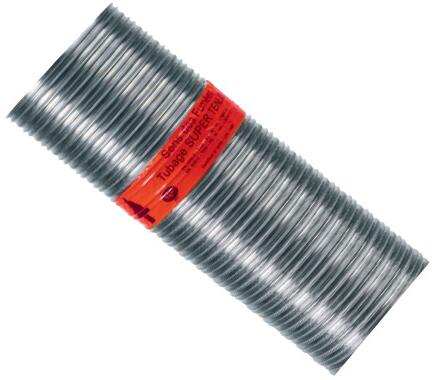 TUBAGE FLEXIBLE - Tubage souple double peau inox intérieur lisse