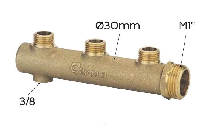 COLLECTEUR BOUCHONNE AVEC PURGE - Collecteur NBP