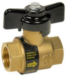 VANNE A SPHERE - FF - Avec clapet intégré