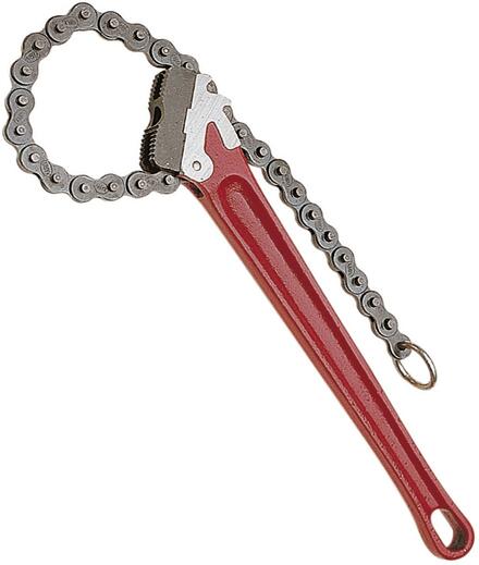 SERRE-TUBE - Clé Gripping à chaîne - Mâchoire interchangeable - Double denture