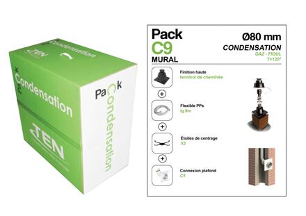 PACK CONDENSATION POUR CHAUDIERES MURALES - C9