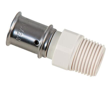 RACCORD MULTICOUCHE A SERTIR ET A VISSER PPSU - Mâle