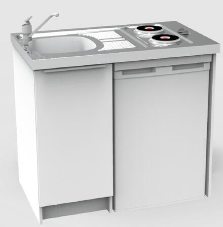 MELAMINE - Sur vérins réglables