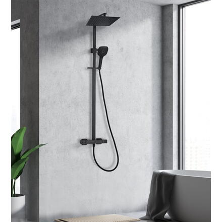 COLONNE DOUC CARREE RUBY NOIR MAT 15QU225THNM PAINI FRANCE  [15QU225THNM] 