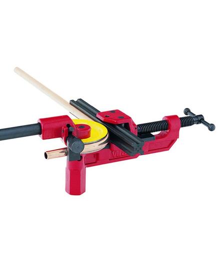 CINTREUSE D'ETABLI - Manuelle - Avec glissière - Pour tube cuivre écroui