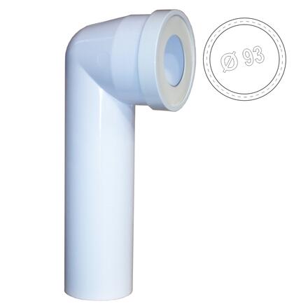 PIPE POUR WC EN PVC - Longue