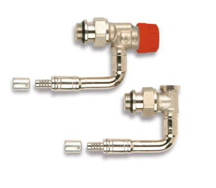 ROBINET THERMOSTATIQUE - Kit hydrocâblé kv reglable équerre pour radiateur type 22/33